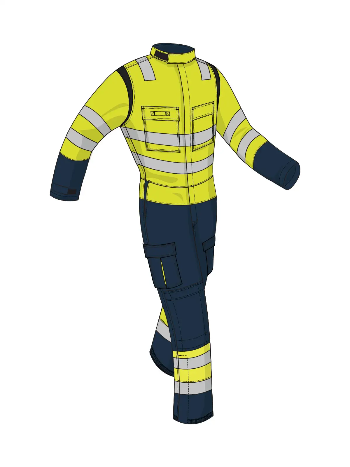 Integral Flame Retardant Coverall