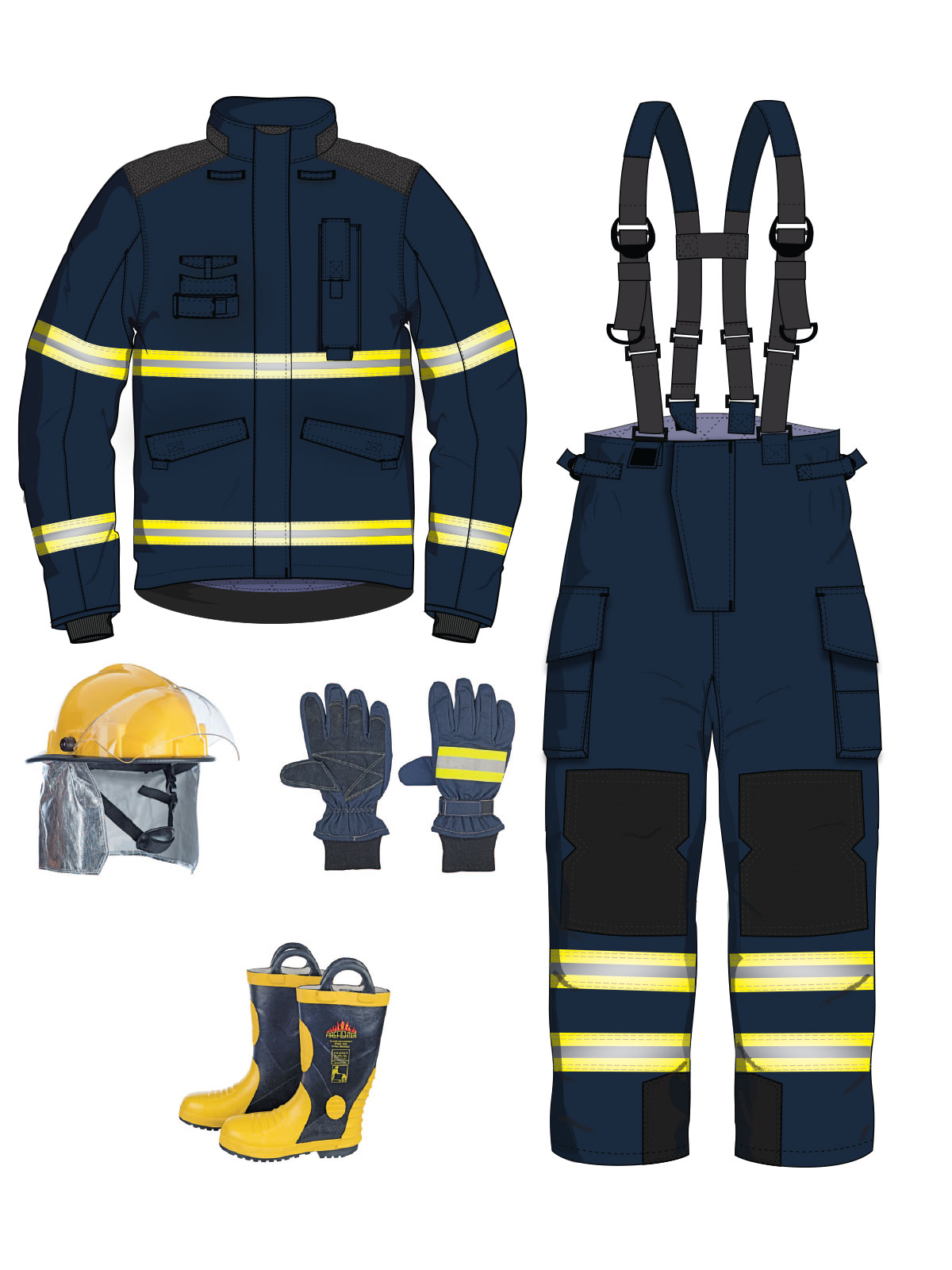 Protective Clothing for Fire Resistant Fighters