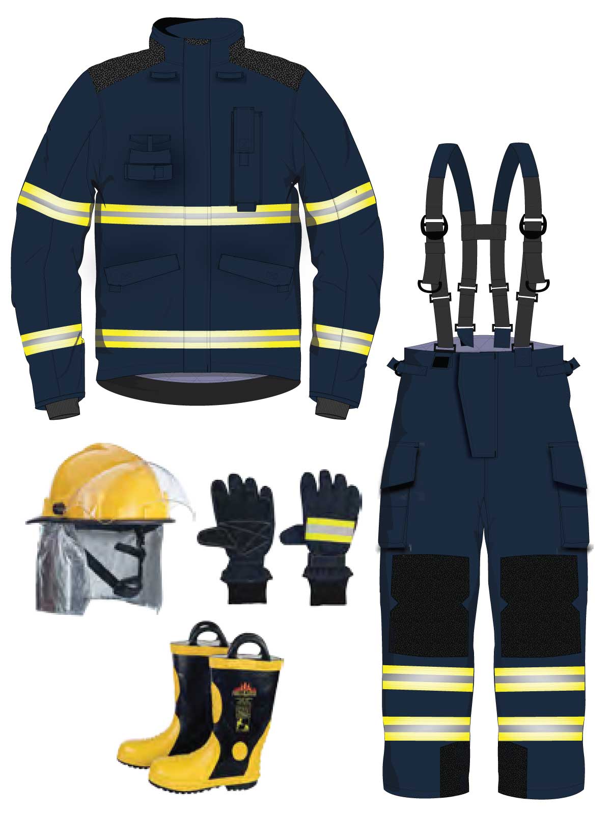 Protective Clothing for Fire Resistant Fighters