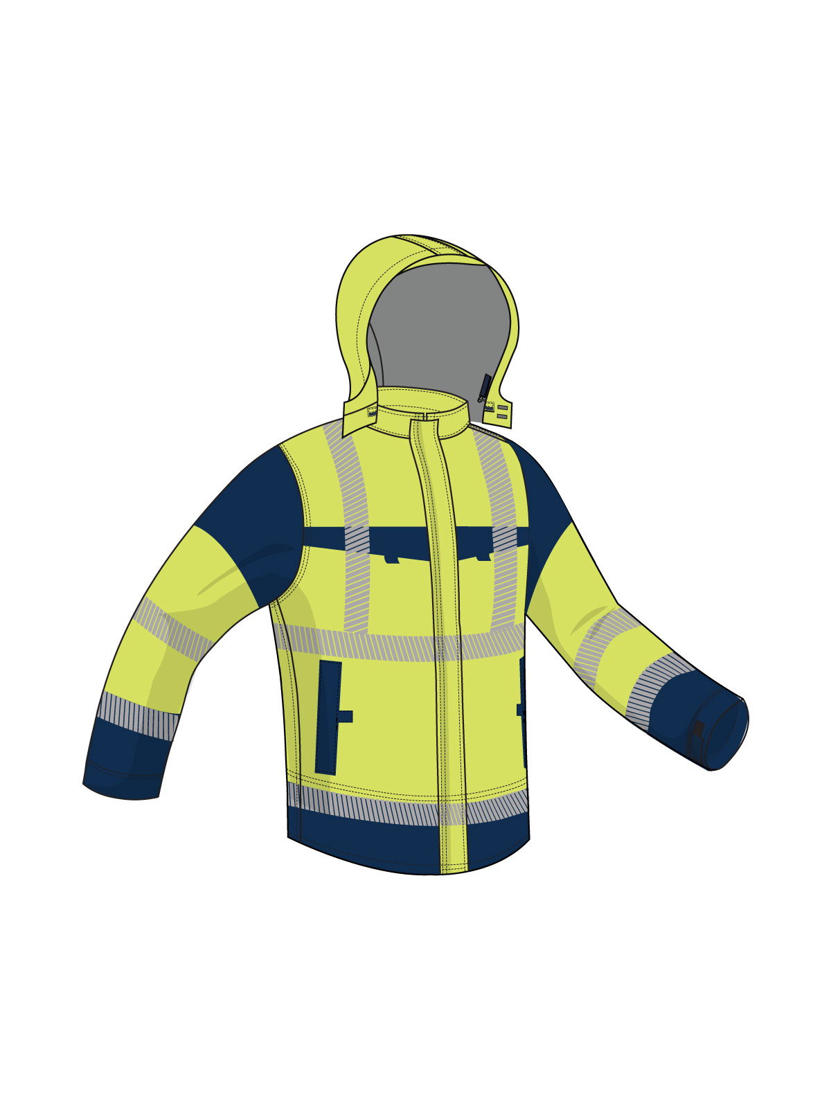 Multivalent Fire Retardant Parka